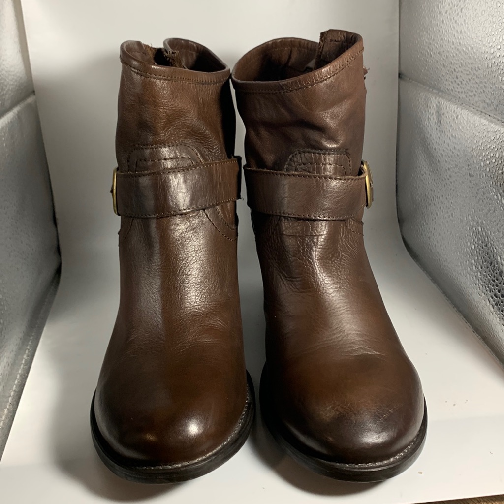 Cordani Double Nwot Italian Leather Heeled Bootie Size 39(8.5/9)